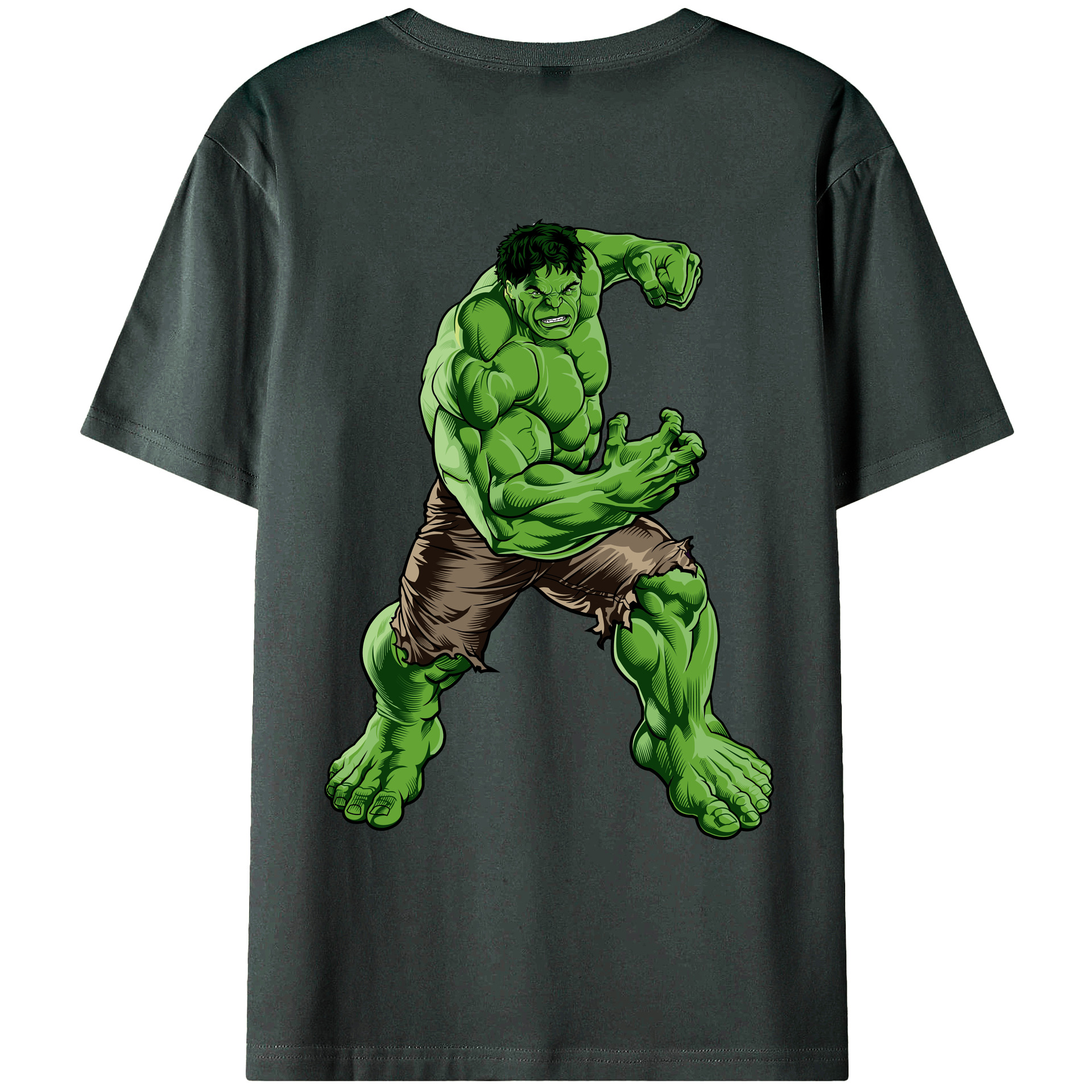 （画像用） アベンジャーズ The Avengers 綿100％ メンズ半袖Tシャツ（バックプリント） 通気性